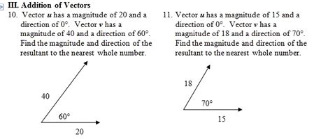 find the resultant vector|resultant vector practice problems.